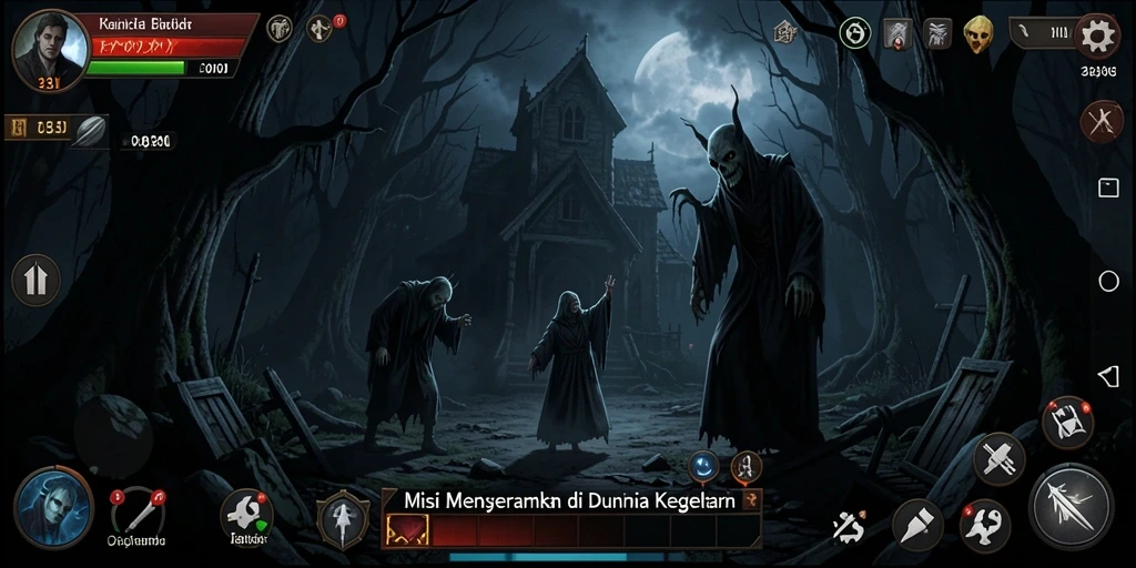 Screenshot gameplay yang menunjukkan momen mencekam di 33L.