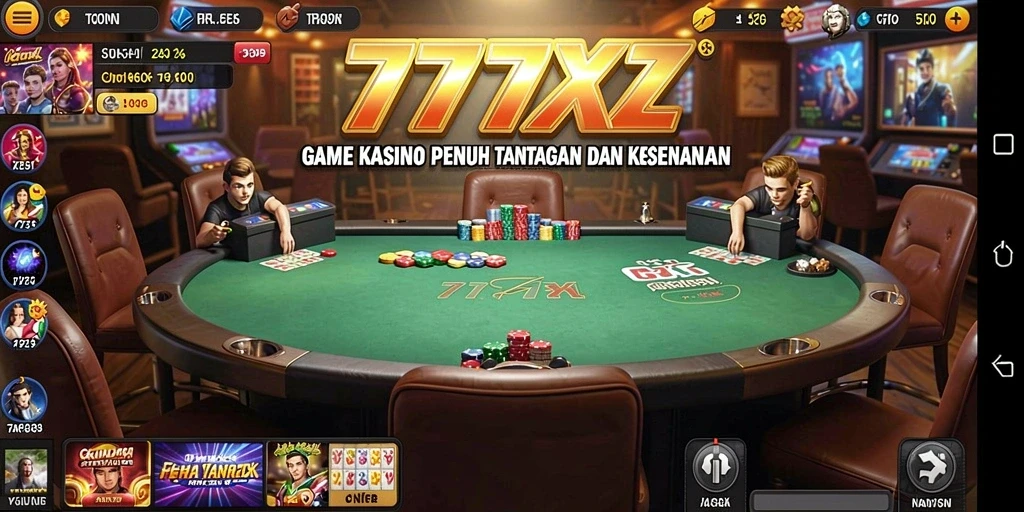 Tampilan mengesankan dari gameplay <strong>777ZX</strong> yang penuh aksi di kasino.