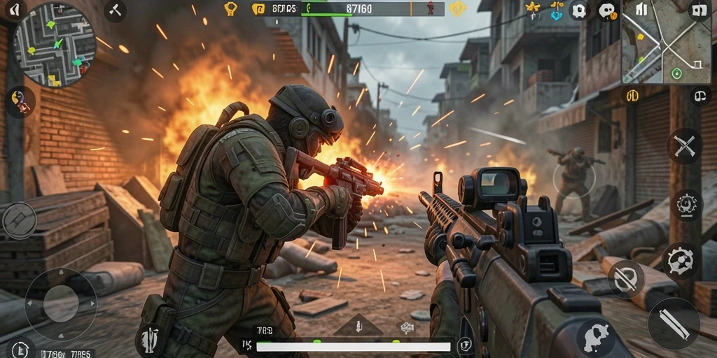 Menampilkan gameplay seru dengan aksi pertempuran yang mendebarkan.