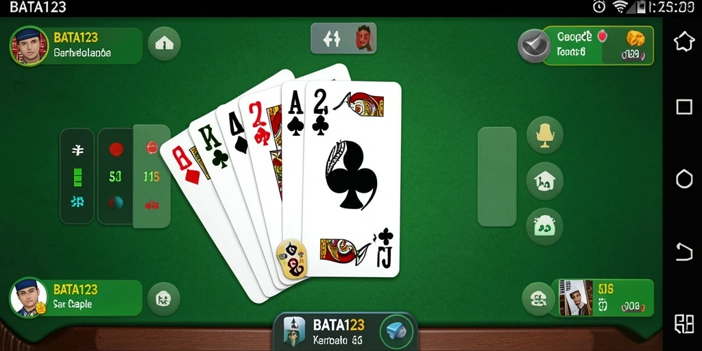 Screenshot tampilan gameplay seru BATA123 di Gaple.