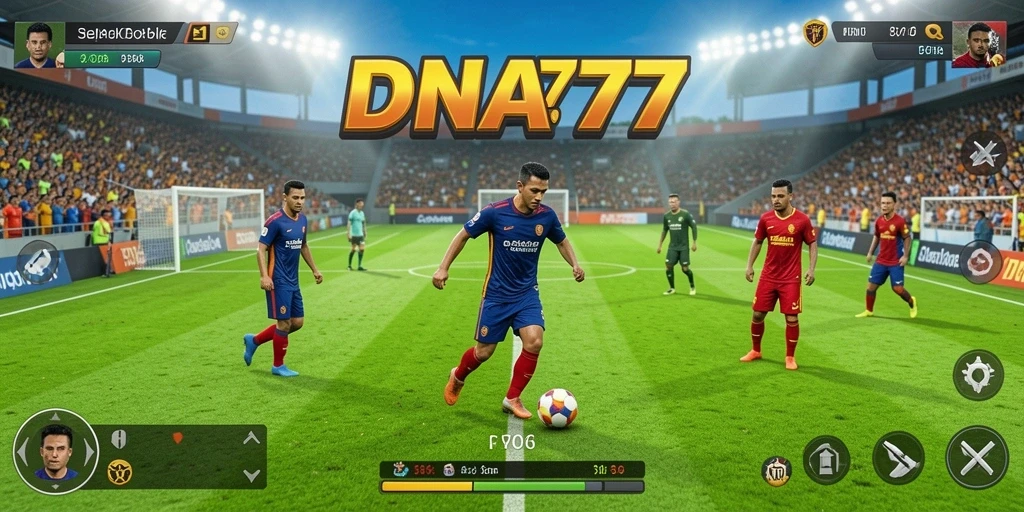 Tangkapan layar gameplay seru dari DNA777 yang menghadirkan pengalaman sepak bola nyata.