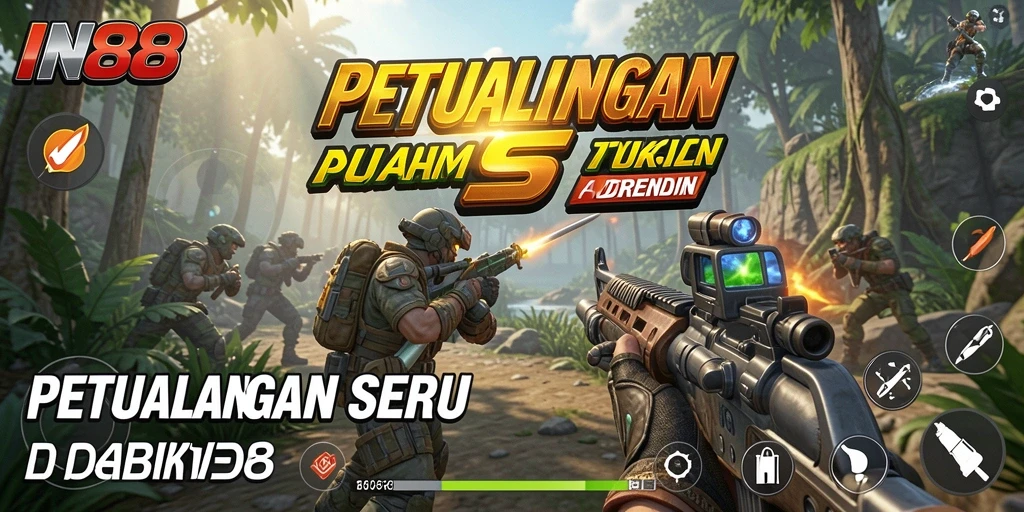 Tangkapan layar gameplay seru IN88 dalam mode TPS.