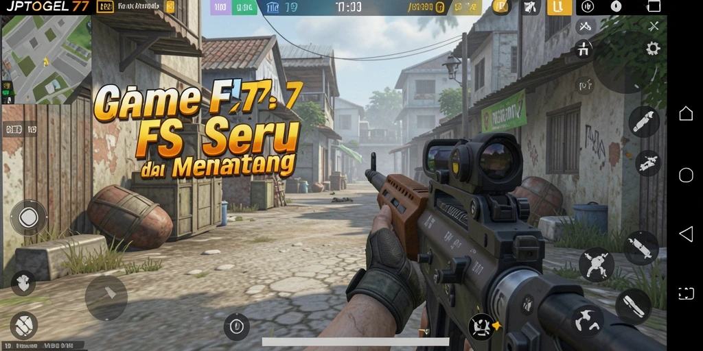 Screenshot gameplay menunjukkan aksi tembak-menembak yang intens.