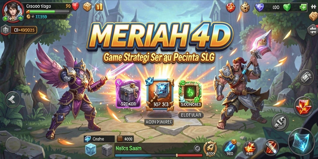 Tangkapan layar gameplay <strong>MERIAH4D</strong> menunjukkan aksi strategis yang mendebarkan.