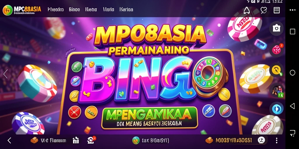 Tampilan gameplay seru di MPO88ASIA, nikmati keseruan Bingo.