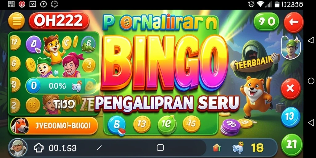 Gameplay Bingo yang seru dan interaktif di OH222.