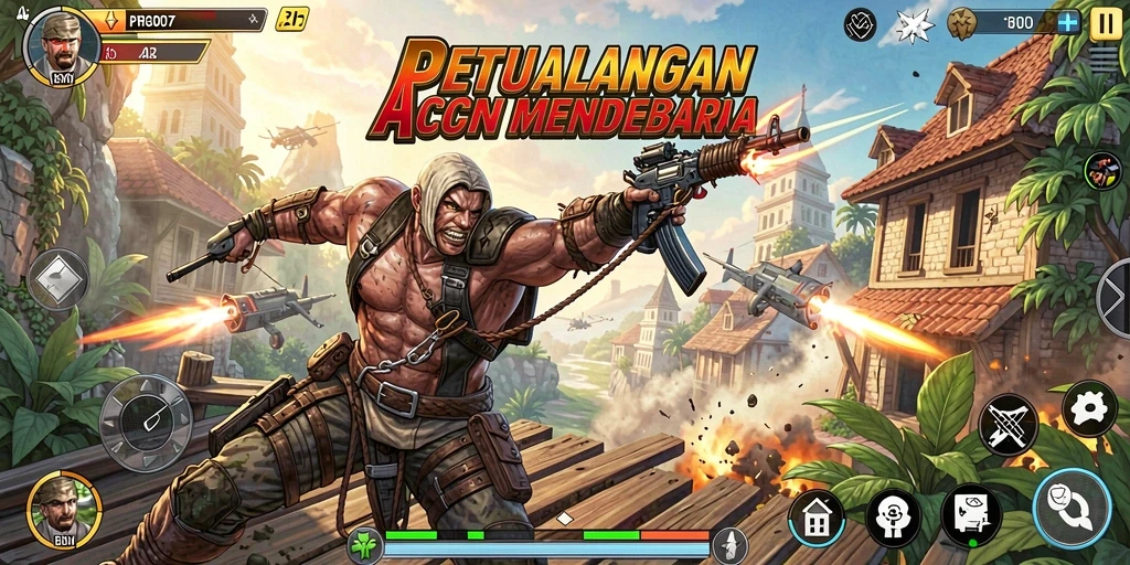 Tampilan gameplay PRG007 yang seru dan mendebarkan.