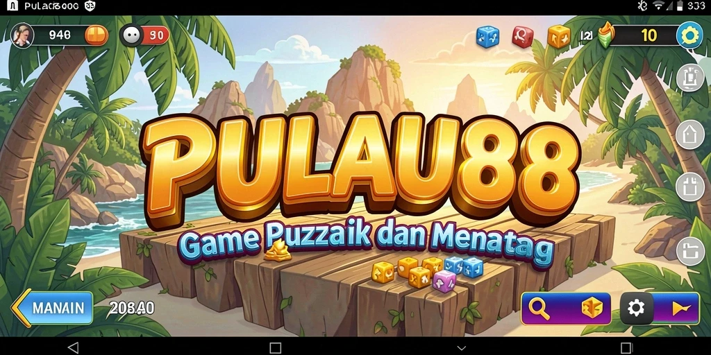 Tampilan gameplay PULAU88 yang penuh teka-teki menarik.