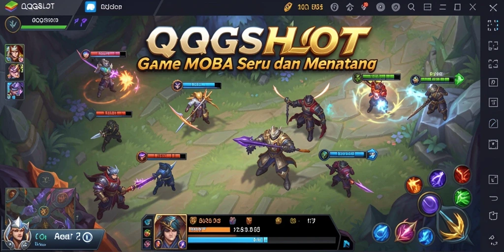 Tampilkan momen seru pertarungan dalam gameplay QQSLOT.