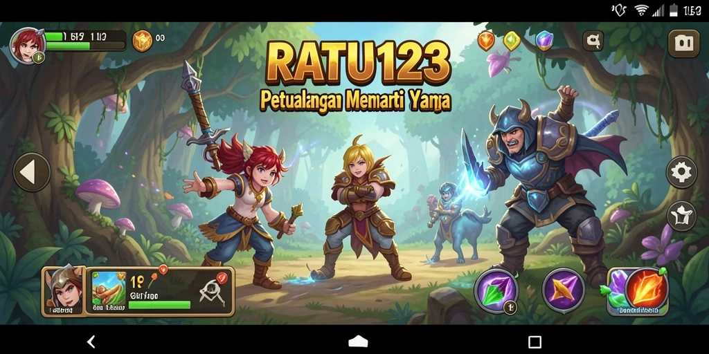 Screenshot gameplay RATU123 menampilkan aksi petualangan yang mendebarkan.