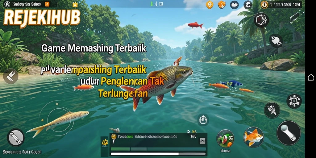 Tangkapan ikan besar dalam gameplay REJEKIHUB yang menegangkan.