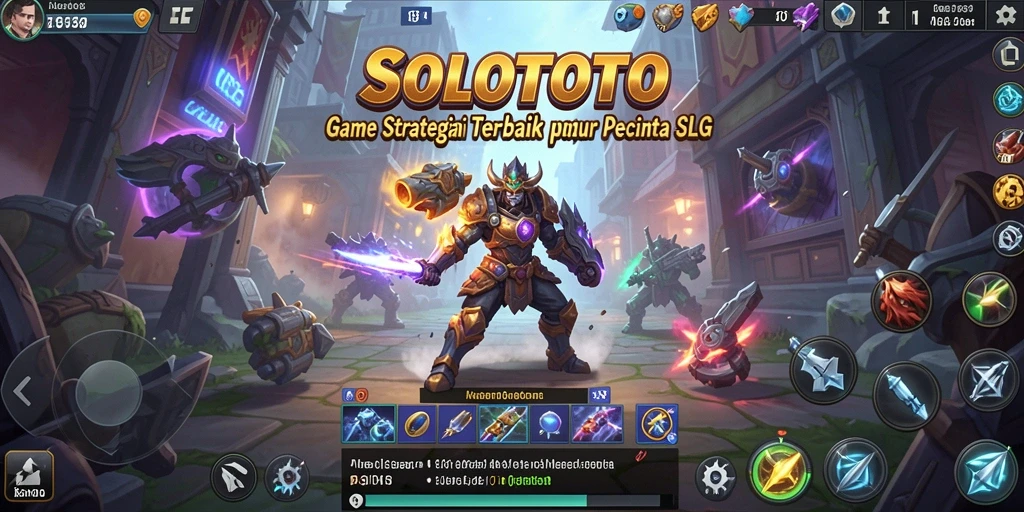 Gameplay epik dalam SOLOTOTO yang menarik dan strategis.