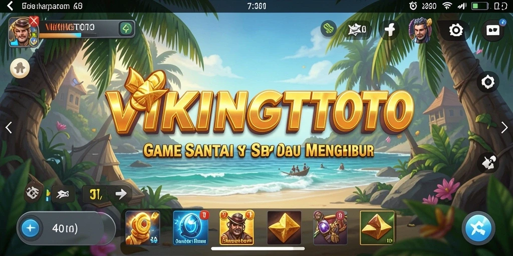 Tampilan gameplay VIKINGTOTO yang ceria dan menarik.