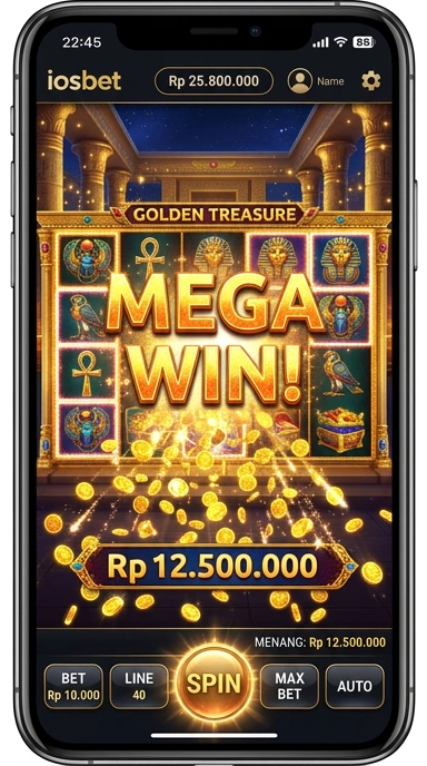 Tampilan antar muka iosbet yang intuitif.